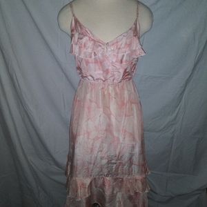 100% Silk Spaghetti Strap Kimchi Blue Dress